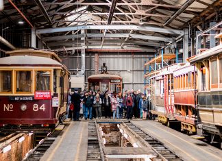 Explore the tramways workshop