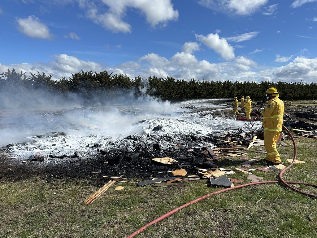 Illegal burn-off sparks warning
