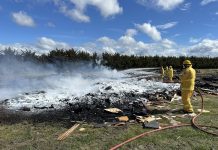 Illegal burn-off sparks warning