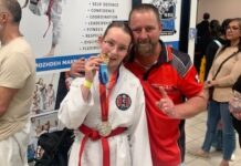 Karate Kid aiming high