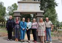 Memorial gates’ new gleam