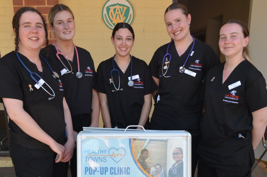 Students offer free health checks