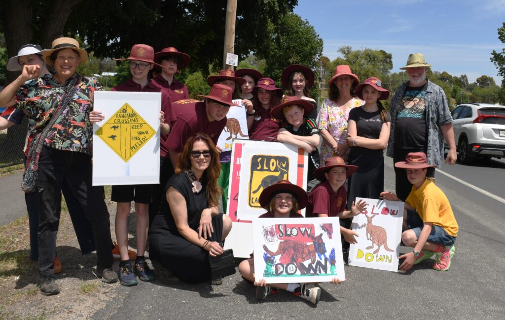 Kids try to reduce kangaroo deaths