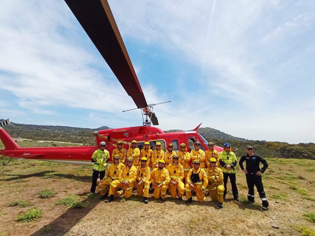 Arduous firefighters at ready to respond in remote areas