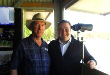 Race caller Matt Hill broadcast Hanging Rock races for first time