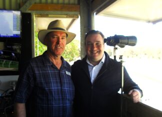 Race caller Matt Hill broadcast Hanging Rock races for first time