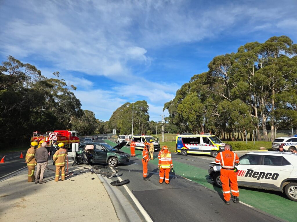 Two-car crash on Black Forest Drive